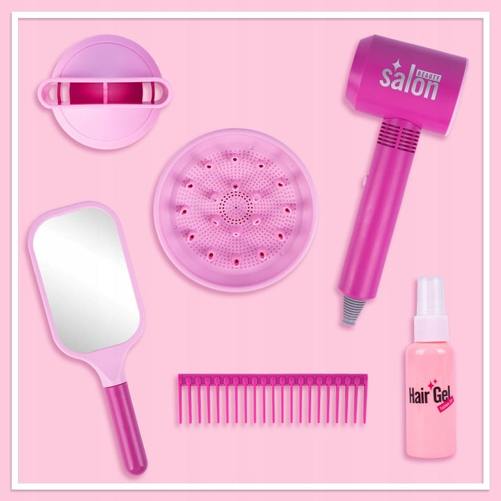 Set Coafură pentru Copii cu Feon de Jucărie și Accesorii - MAXY