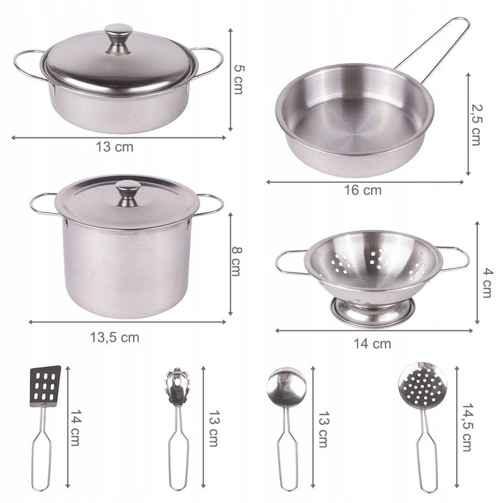 Set Accesorii Bucătărie pentru Copii, 12 Piese - MAXY
