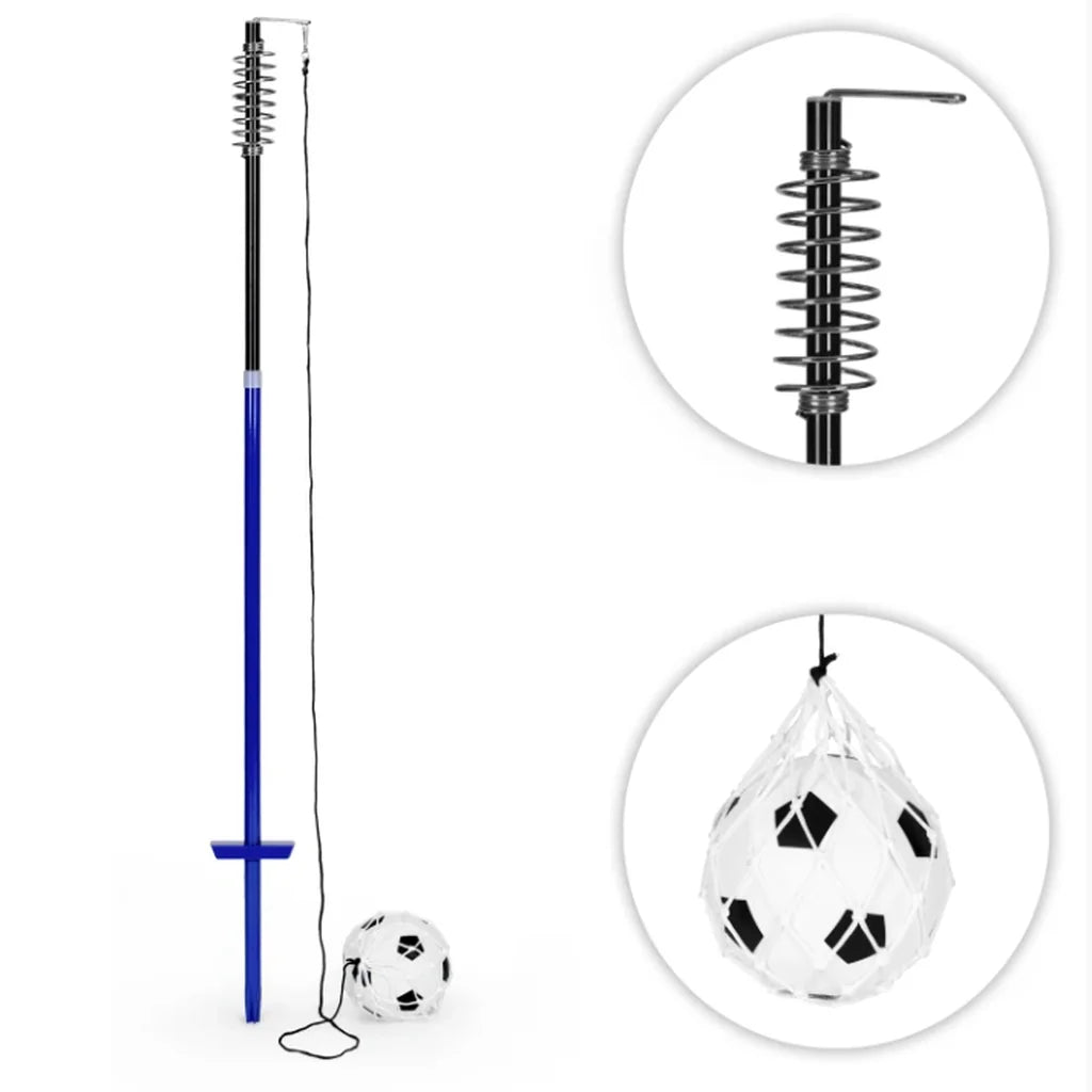 Stalp De Antrenament Cu Minge De Fotbal,153-167 cm, Minge Si Pompa Incluse - MAXY