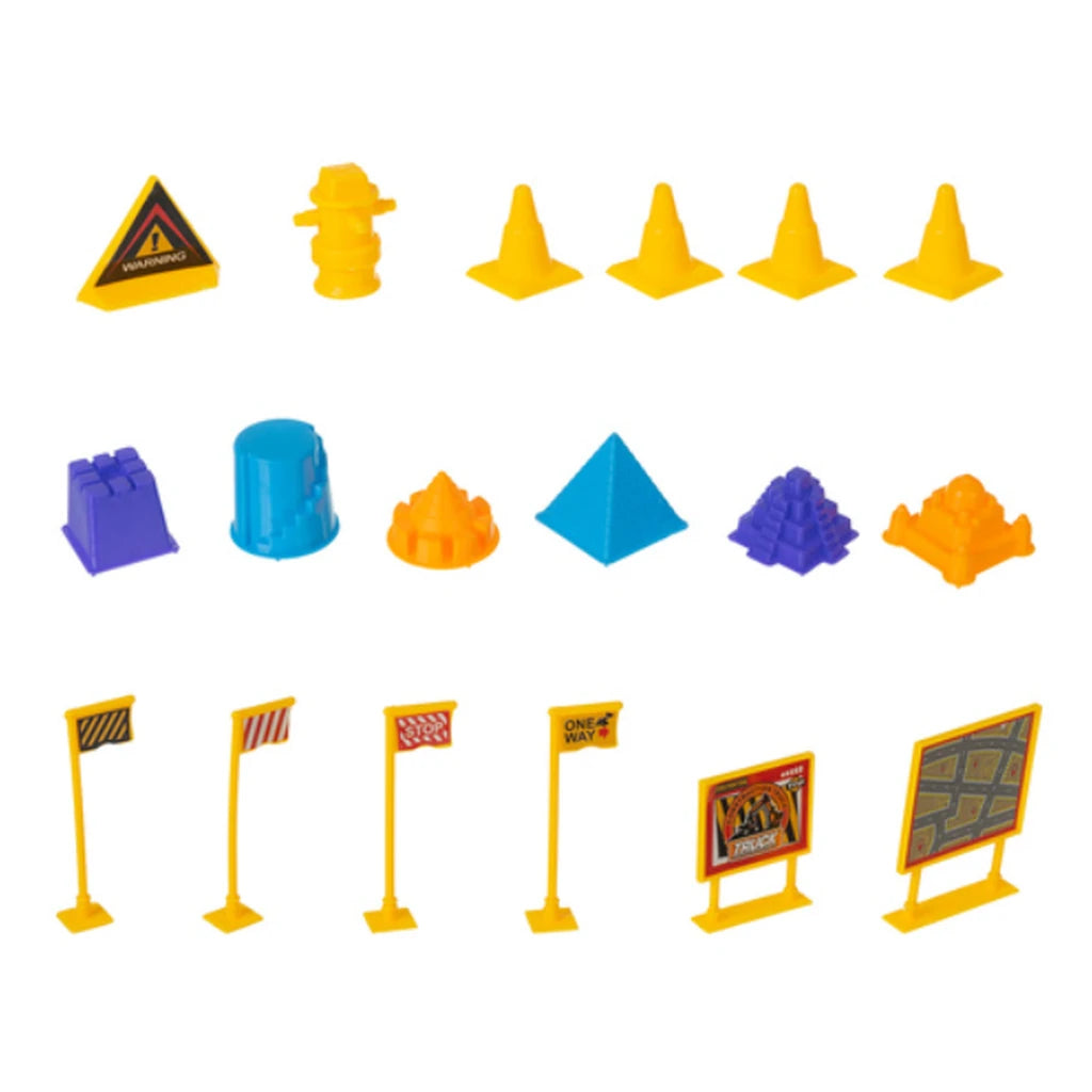 Set De Construcții Cu Nisip Creativ Și Valiză, 1500 g, Macara, Vehicule Și Accesorii