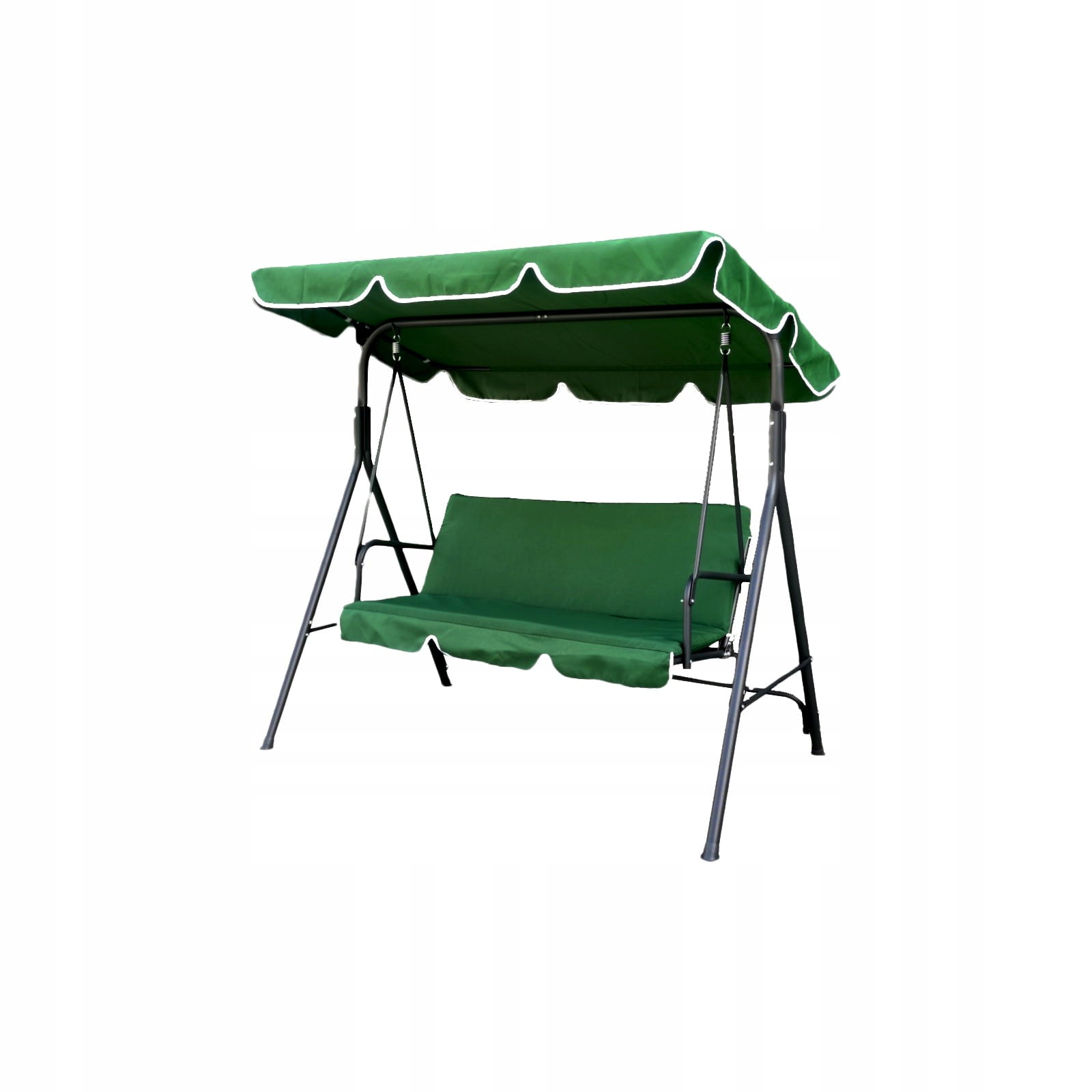 Balansoar gradina verde, 3 persoane, structura metal, 170 x 110 x 153 cm - MAXY