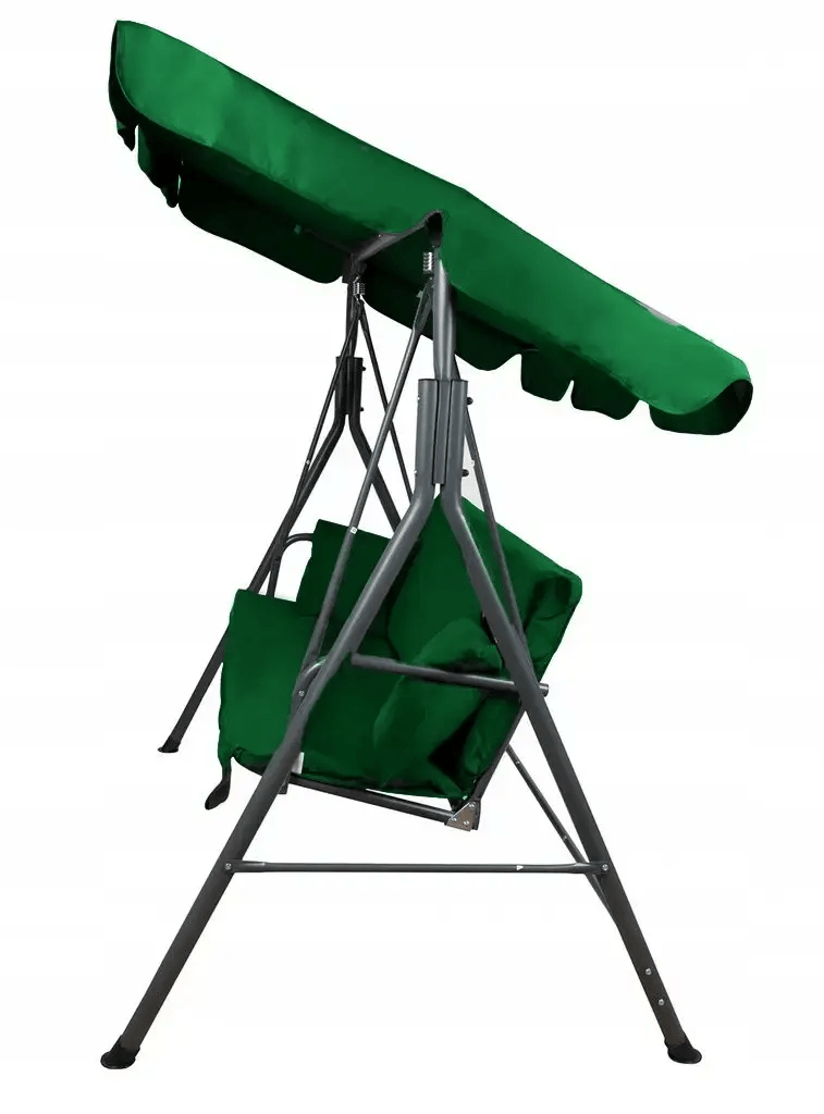 Balansoar gradina verde, 3 persoane, structura metal, 170 x 110 x 153 cm - MAXY