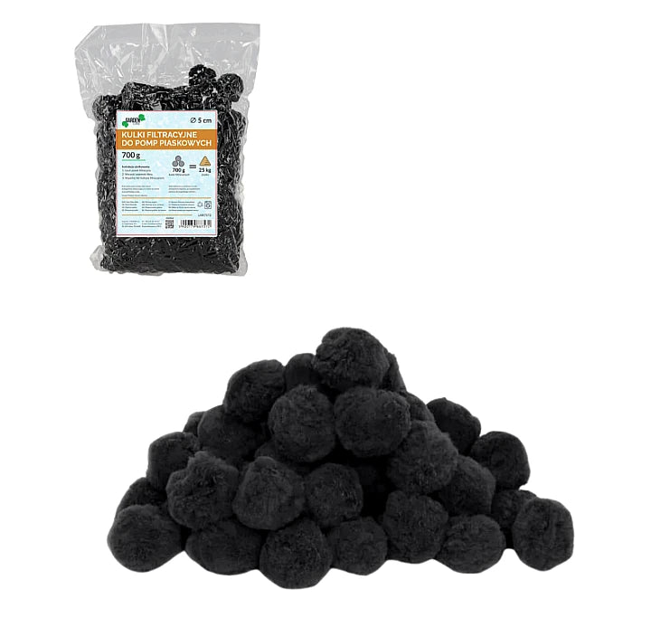 Bile Filtrante Negre 5 cm Pentru Pompe Cu Nisip 700 g - MAXY