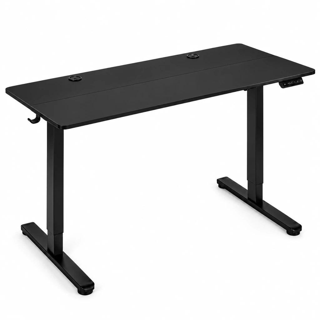Birou Electric Reglabil pe Înălțime 72 și 118 cm, 120x60 cm, Negru