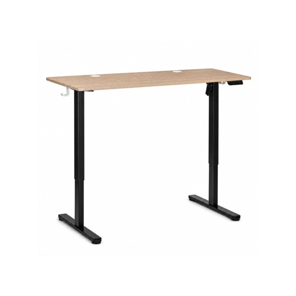 Birou Electric Reglabil pe Înălțime 72-118 cm, 120x60 cm, Stejar Deschis - MAXY