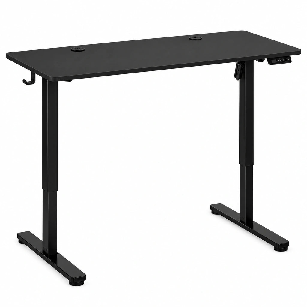 Birou Electric Reglabil pe Înălțime 72-118 cm, 140x60 cm, Negru