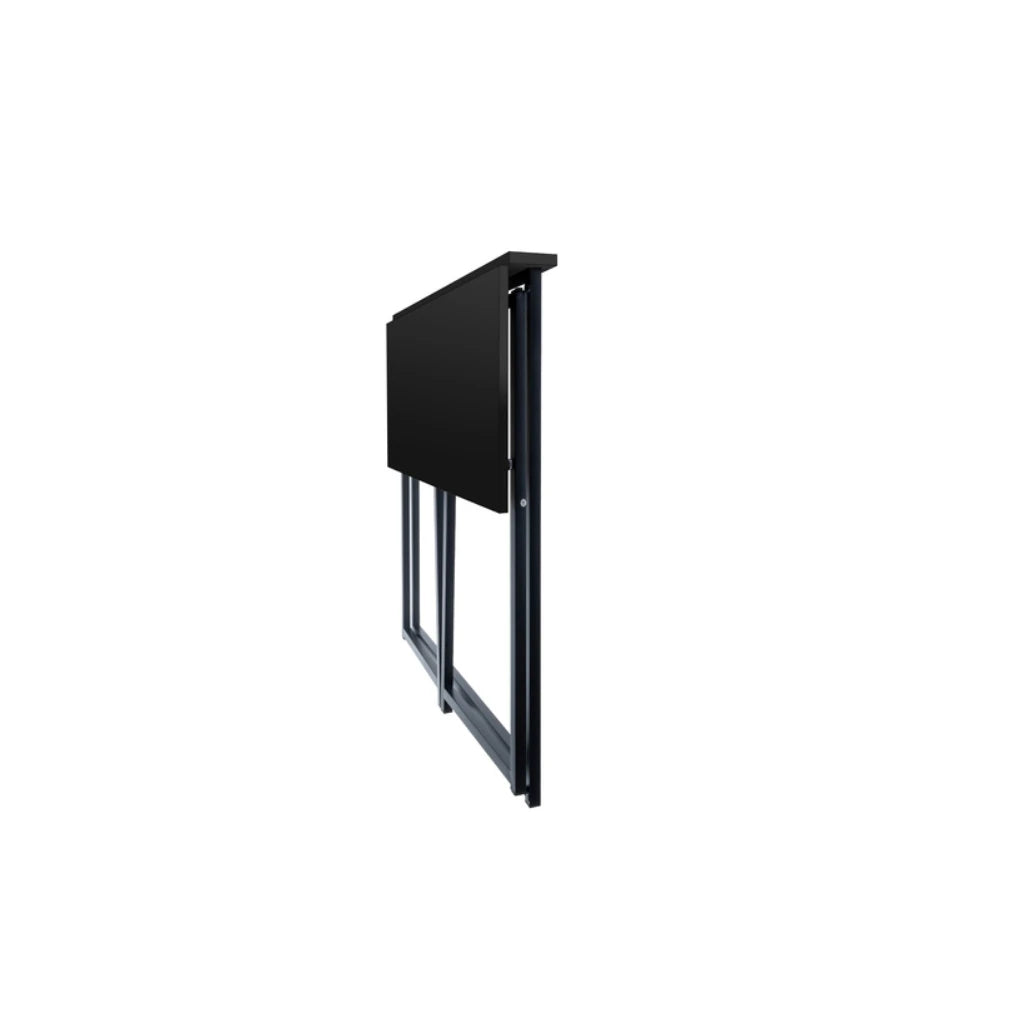 Birou Pliabil din Lemn Negru RUHHY 80x75x40 cm