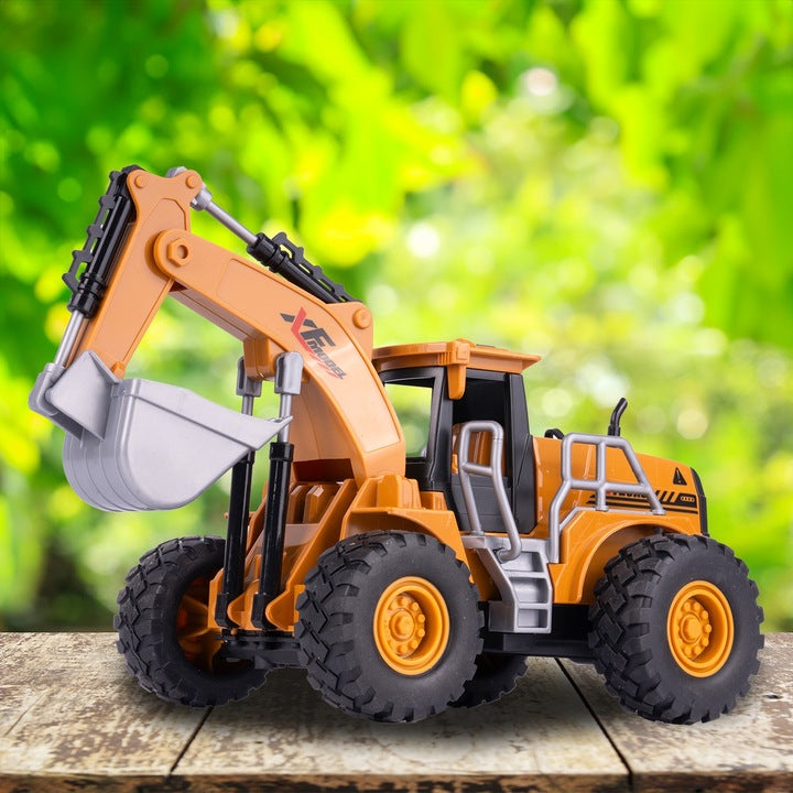 Excavator De Jucarie Cu Telecomanda, Lumini LED, Reincarcabil - MAXY