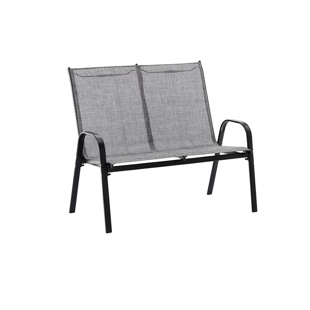 Set Mobilier de Grădină Gri cu Masă, 2 Scaune și Canapea - MAXY