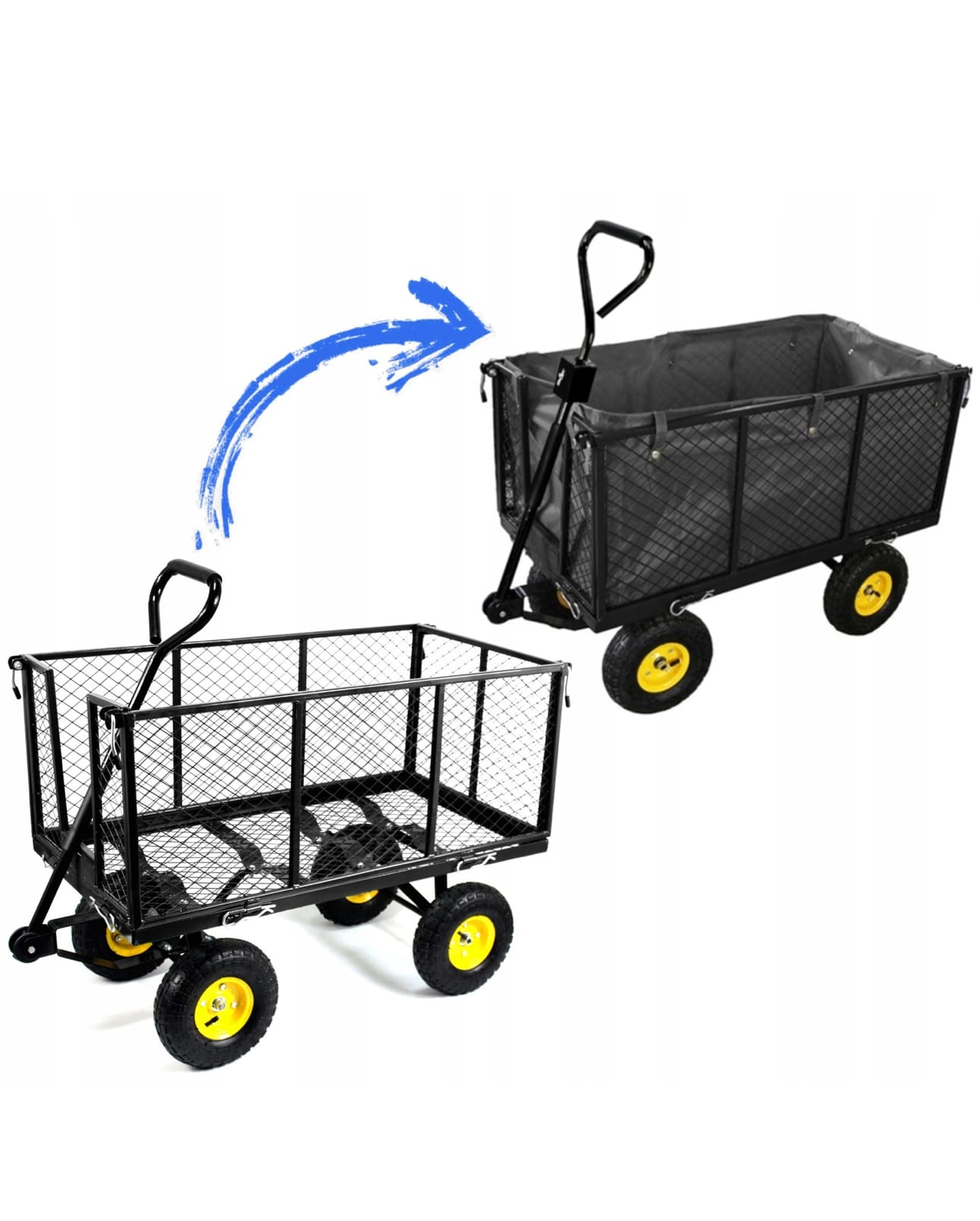 Cărucior de Grădină Multifuncțional 300kg - MAXY