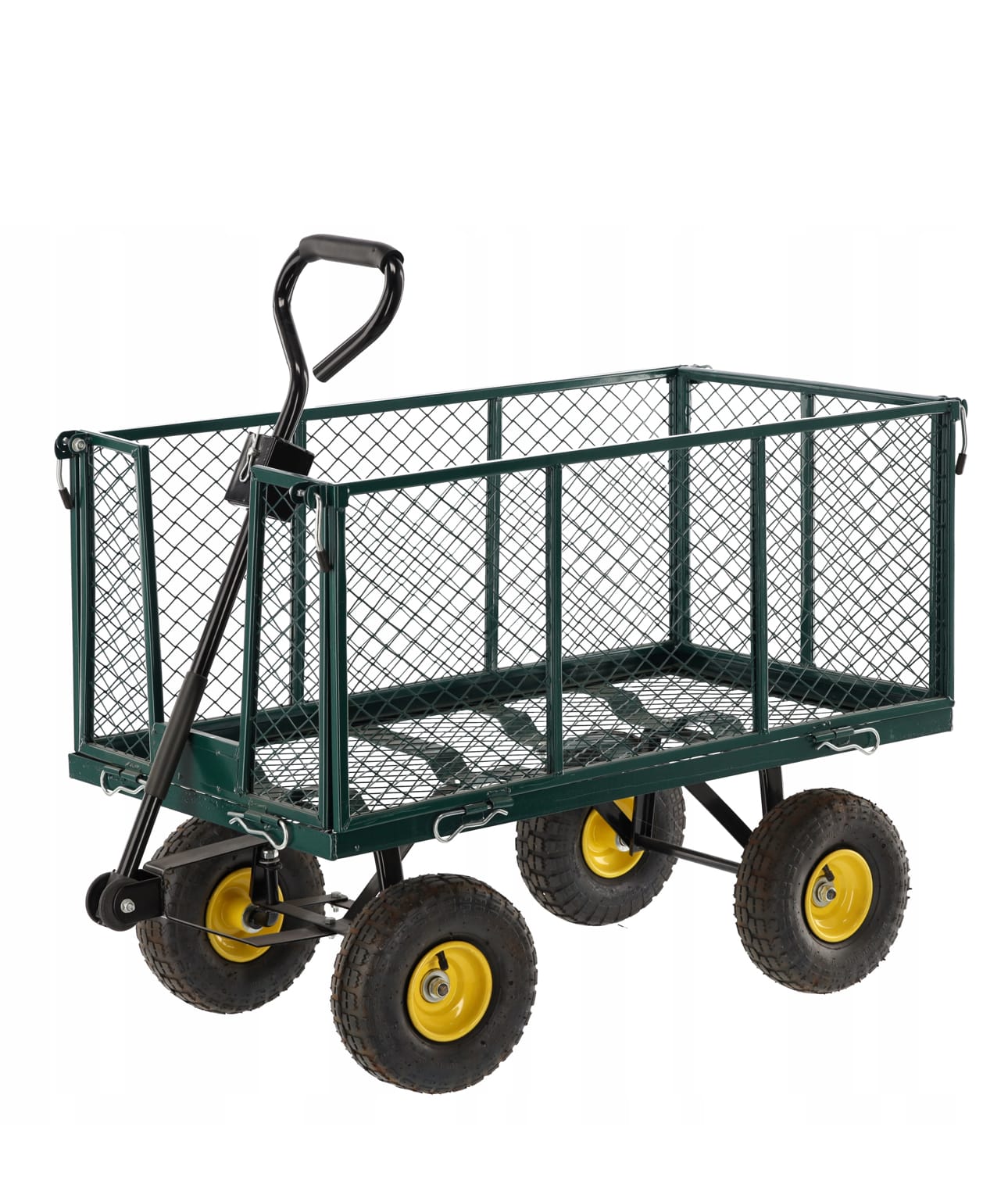 Cărucior Grădină Multifuncțional 300 kg Verde - MAXY