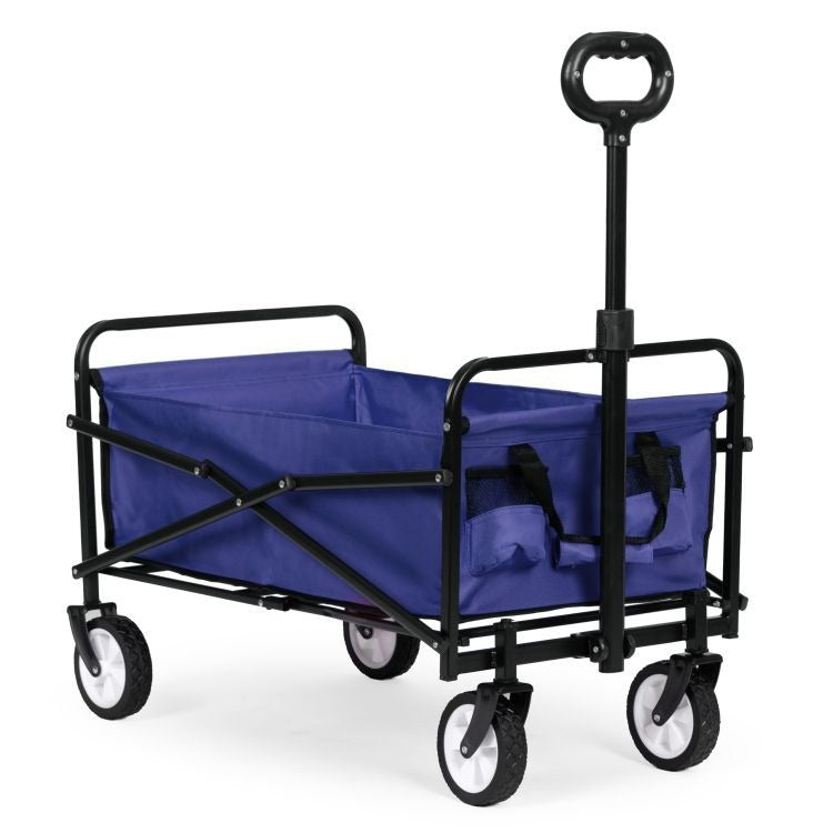 Carucior Gradina Pliabil Multifunctional 100 kg Albastru - MAXY