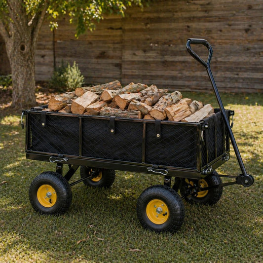 Cărucior de Grădină 300kg cu 4 Roți – Multifuncțional - MAXY