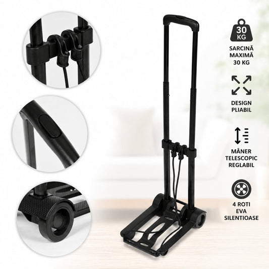 Cărucior Pliabil pentru Transport 30 kg - MAXY