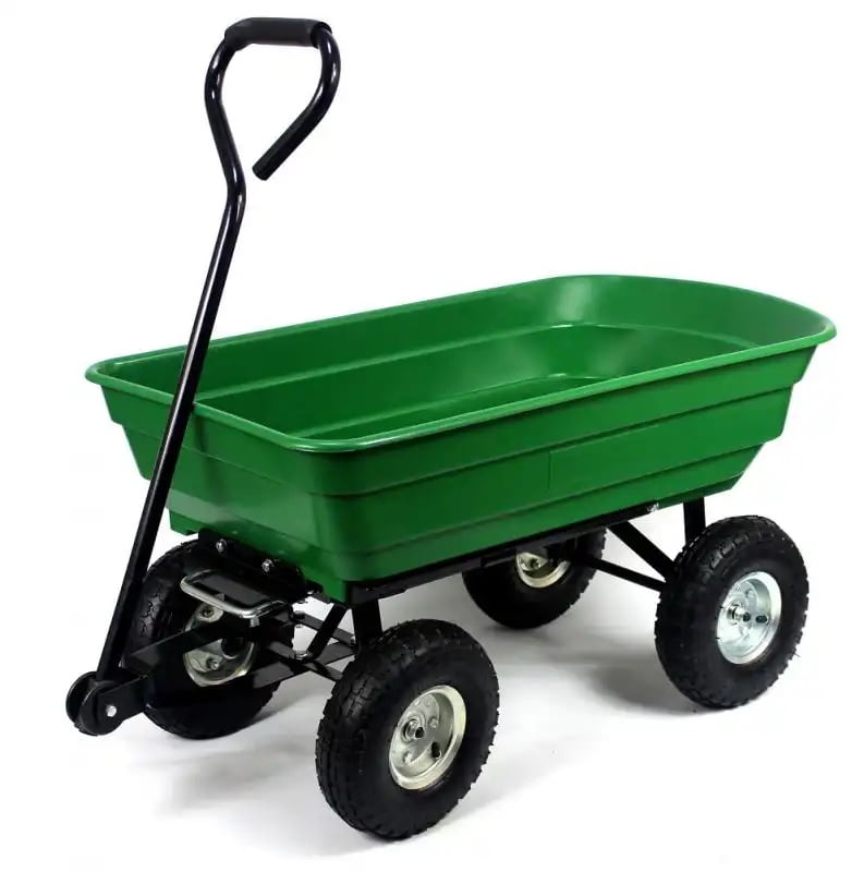 carucior de gradina verde