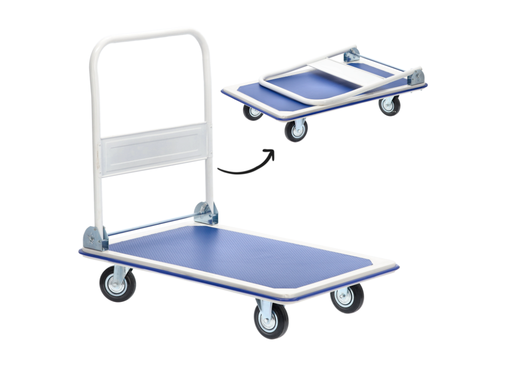 Carucior Platforma Transport Marfa 300 kg – 91,5 x 61,5 x 86 cm - MAXY