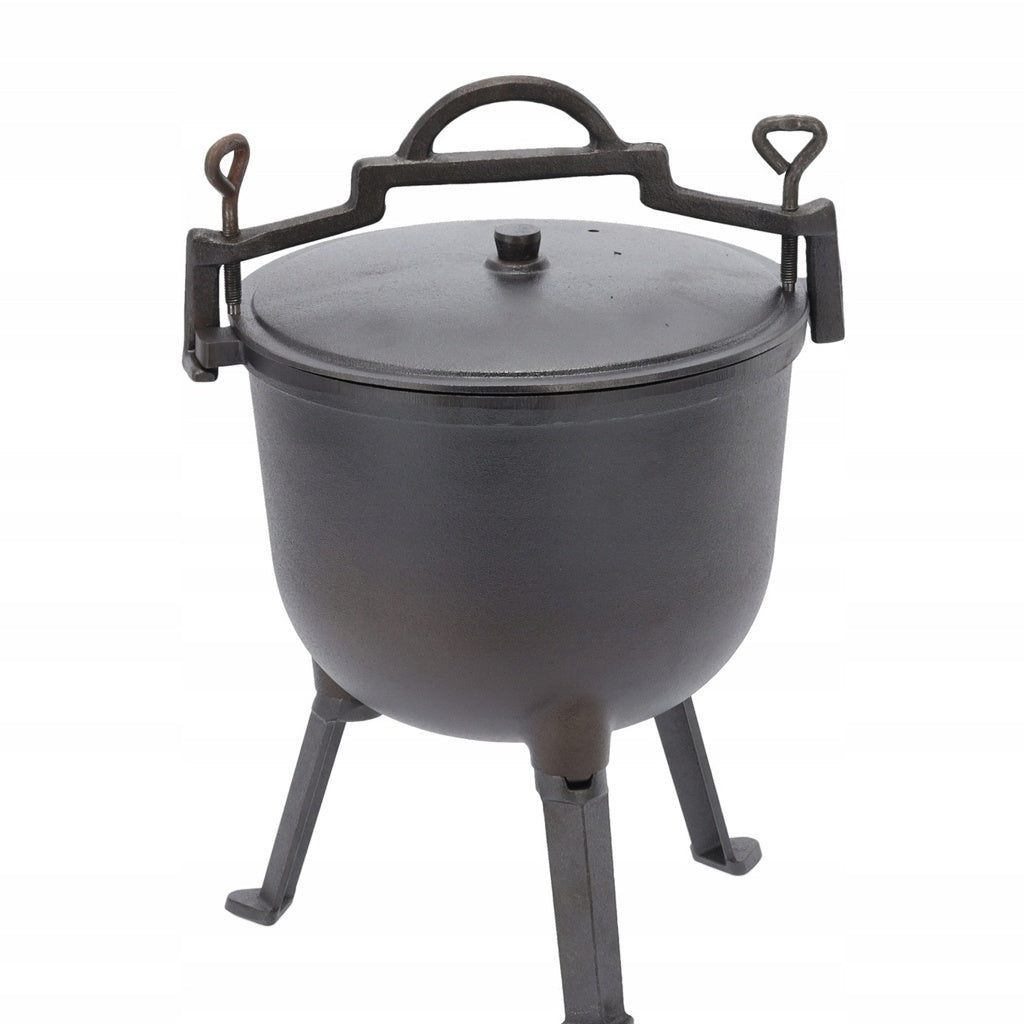 Ceaun din fontă 11L cu capac - MAXY