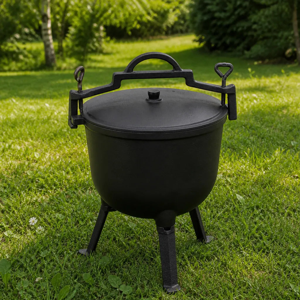 Ceaun din fontă 11L cu capac - MAXY