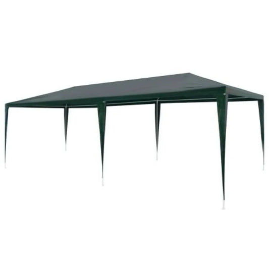 Copertină pentru Pavilion de Grădină 3x6 m, Verde, Material Impermeabil - MAXY