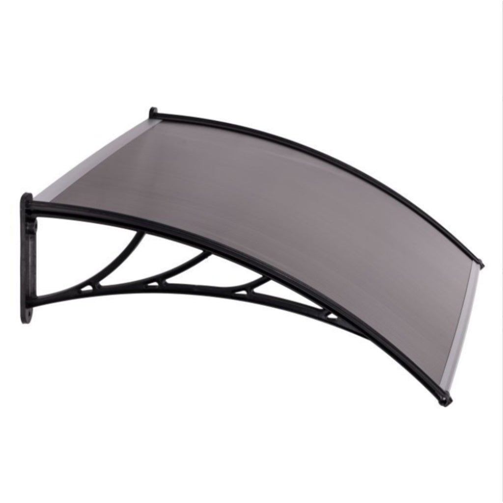 Copertină pentru ușă 100x80 cm maro - MAXY