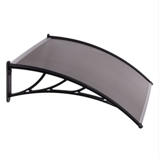 Copertină pentru ușă 100x80 cm maro - MAXY