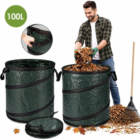 Cos de Gradina Pliabil 100L cu Maner - MAXY
