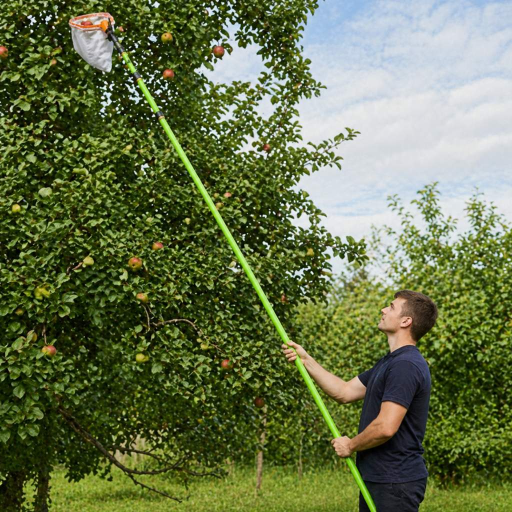 Fierăstrău pentru crengi si culegător de fructe cu tijă telescopică 370 cm - MAXY