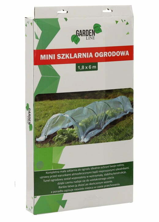 Mini sera de gradina, solar legume 1,8 x 6m