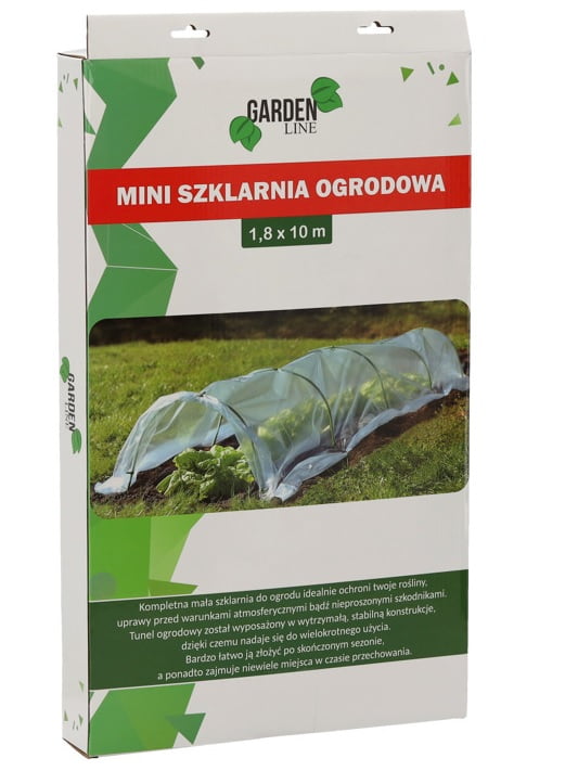 Mini sera de gradina solar legume 1,8 x 10m