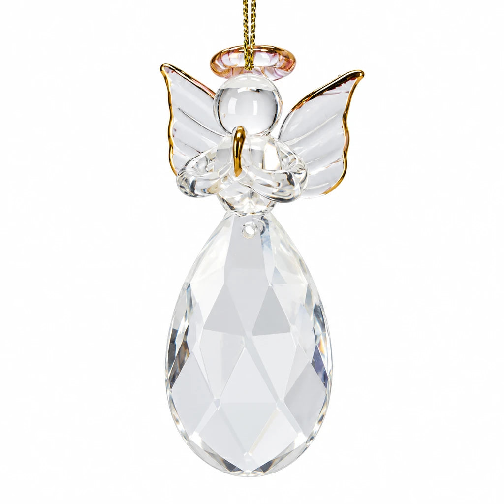 Îngeraș din Sticlă, Ornament de Crăciun, 7.5Cm - MAXY