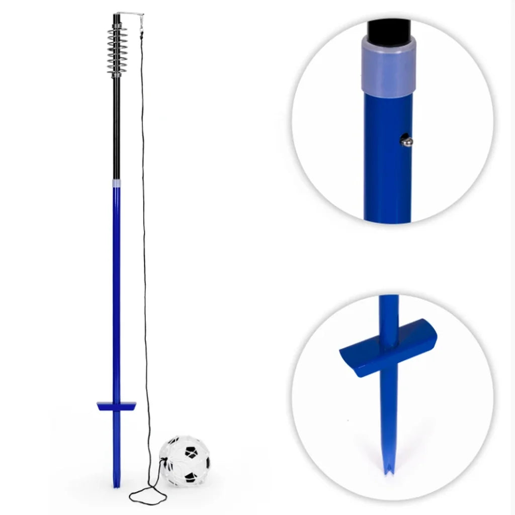 Stalp De Antrenament Cu Minge De Fotbal,153-167 cm, Minge Si Pompa Incluse - MAXY