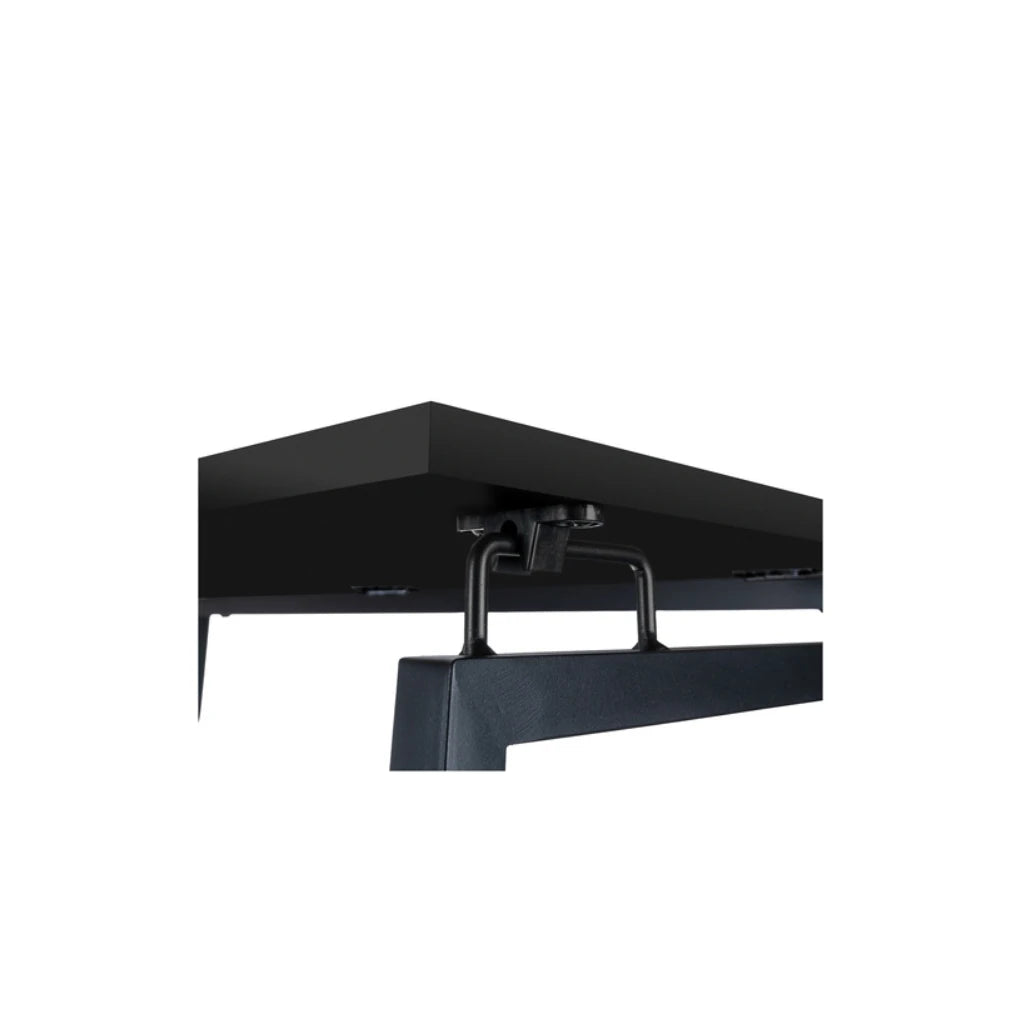 Birou Pliabil din Lemn Negru RUHHY 80x75x40 cm