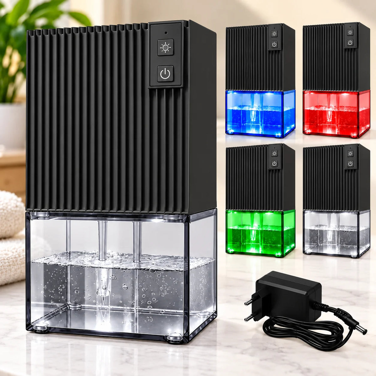 Dezumidificator Electric de Aer 2000 ml, 25W, Negru - MAXY