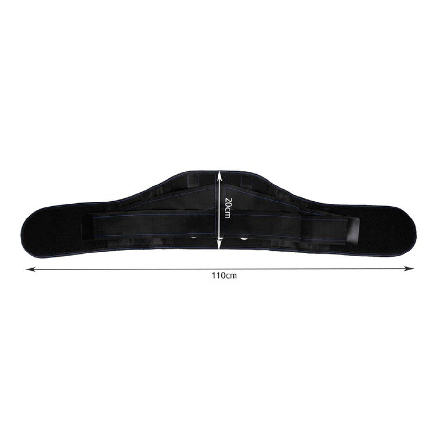 Centura Lombara Cu 24 Magneti, Marime XXL, Circumferinta Taliei 95–110 cm, Neagra