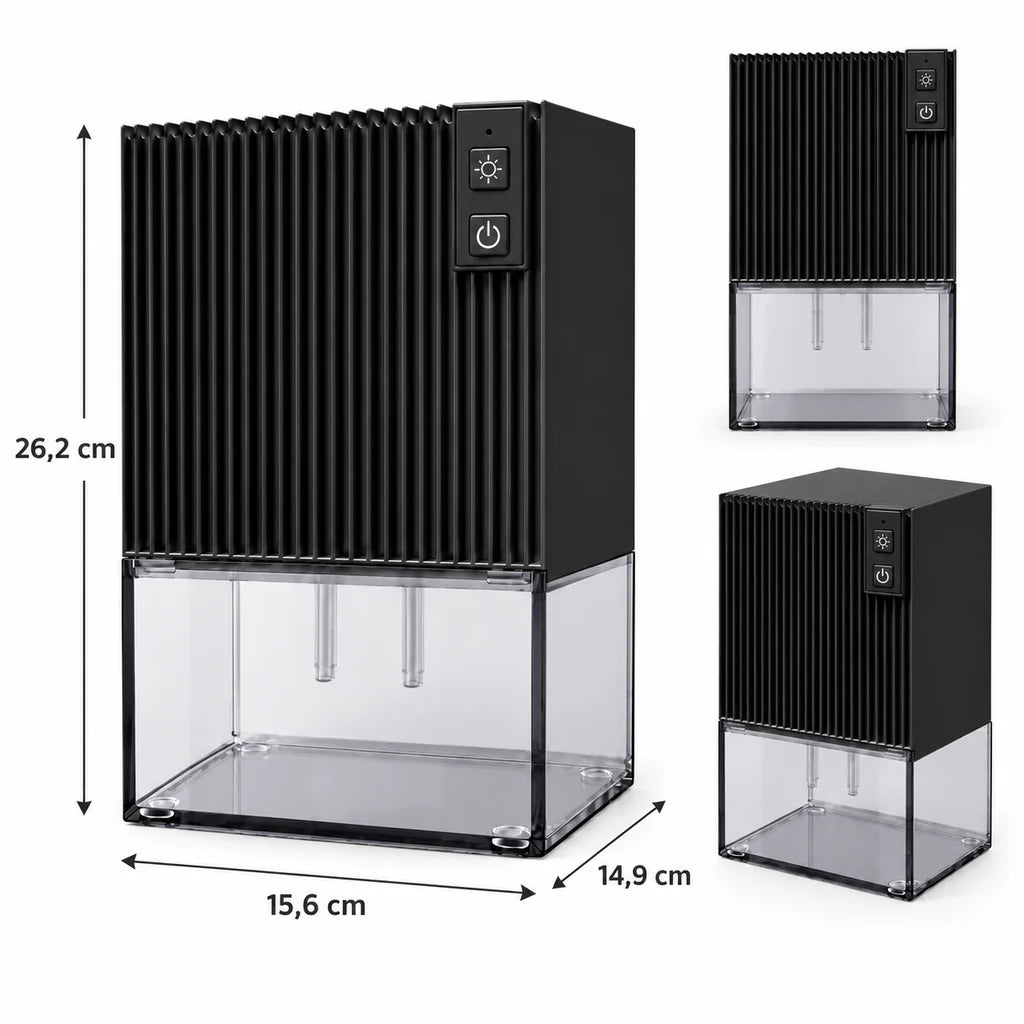 Dezumidificator Electric de Aer 2000 ml, 25W, Negru - MAXY