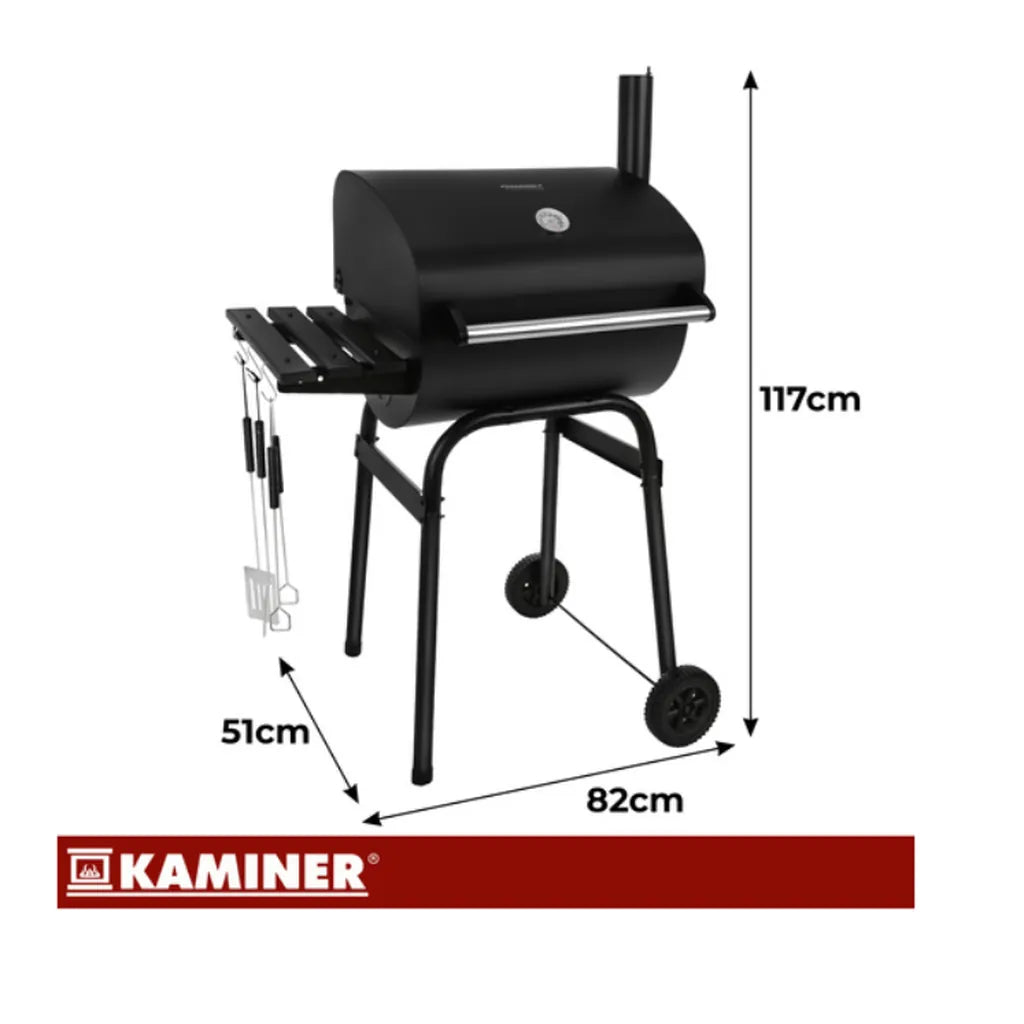 Gratar De Gradina Cu Capac Kaminer 82x51x117 cm