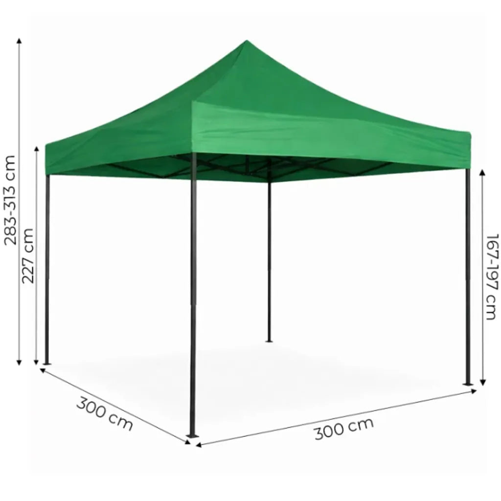 Pavilion de Grădină Pliabil 3x3 m Verde MultiGarden - MAXY