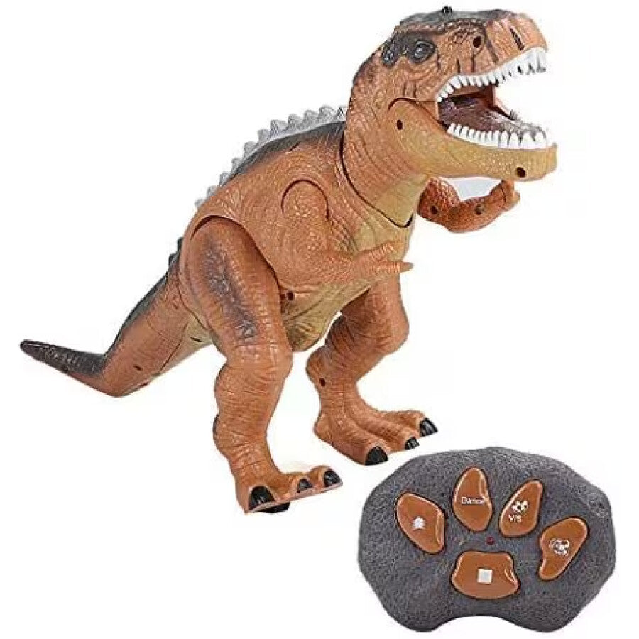 Dinozaur Cu Telecomanda Interactiv, Lumini LED, Sunete 44 x 16 x 23 cm - MAXY