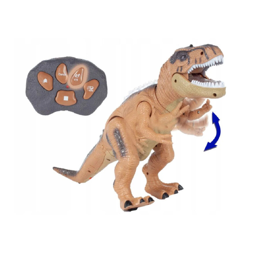 Dinozaur Cu Telecomanda Interactiv, Lumini LED, Sunete 44 x 16 x 23 cm - MAXY