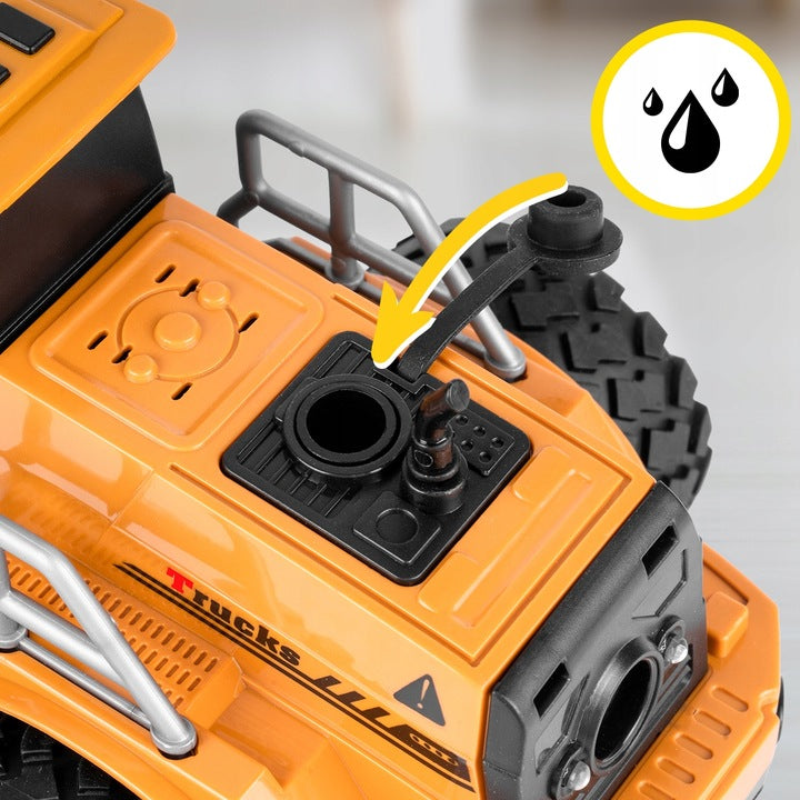 Excavator De Jucarie Cu Telecomanda, Lumini LED, Reincarcabil - MAXY