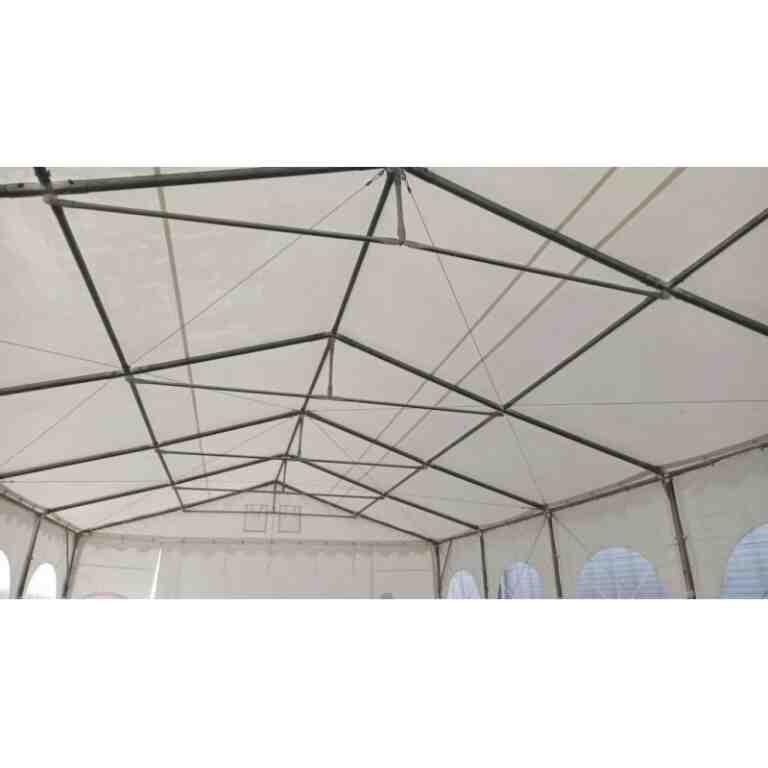Cort Industrial Tip Hală 6x12 m Alb - MAXY