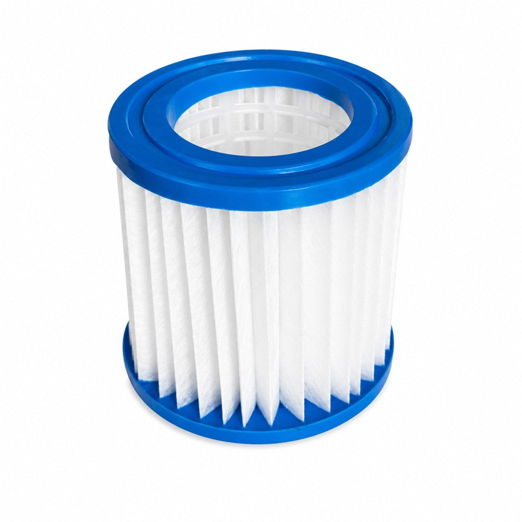 Piscina rotunda cu cadru si pompa filtrare 366x366x76 cm albastru - MAXY