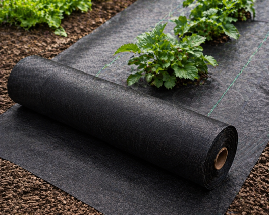 Folie Mulcire Antiburuieni Nețesută 50 g/m², 1x10 m, Negru - MAXY