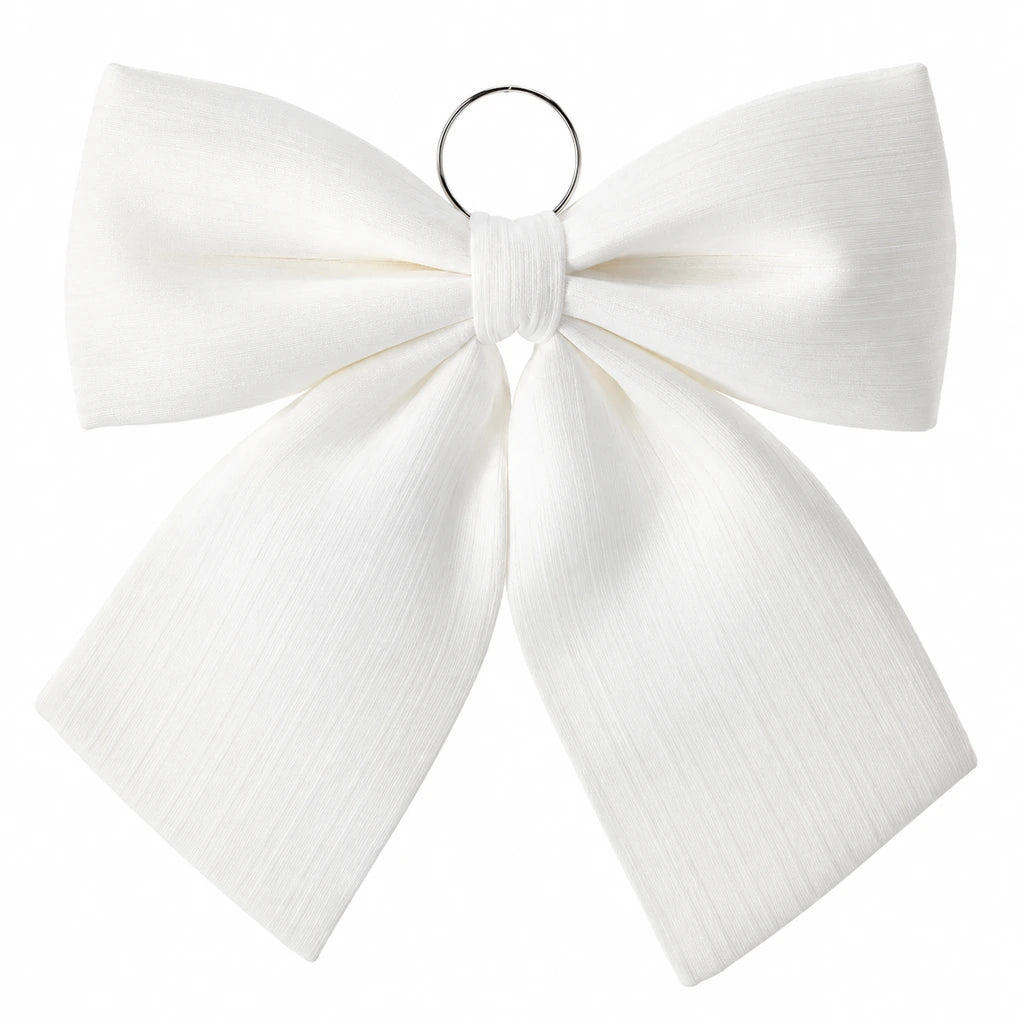 Fundă de Crăciun Albă, 34 cm - MAXY