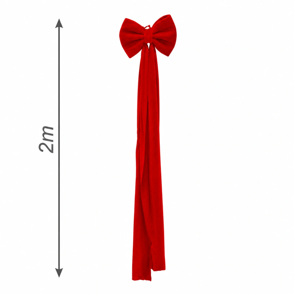 Fundă Decorativă de Crăciun Mare, Roșie, 40×200 cm - MAXY