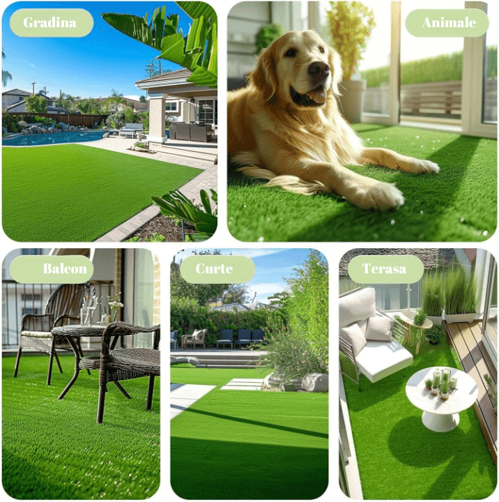Gazon Artificial 1x5m, Grosime 30mm - MAXY
