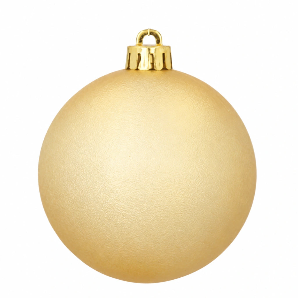 Globuri de Crăciun Aurii, Set 30 Bucăți, Diametru 7 cm - MAXY