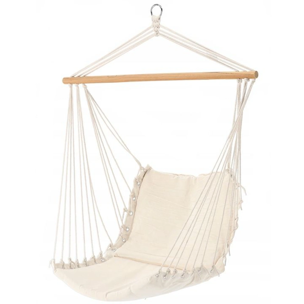 Hamac Tip Scaun Bej 130×120 cm, Suport 150 kg - MAXY