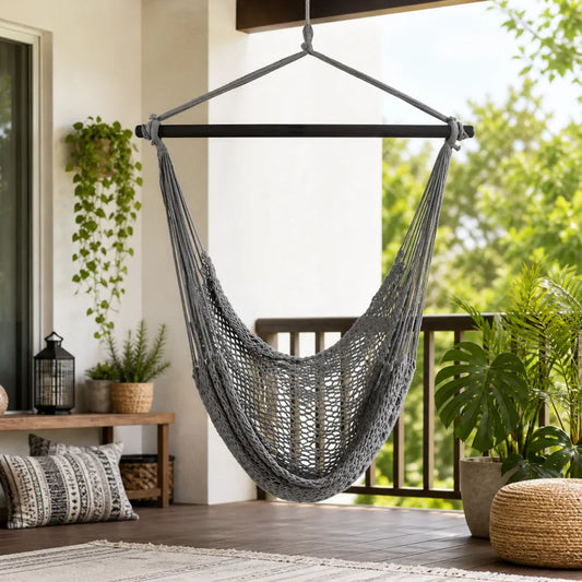 Hamac Scaun Suspendat Gri 100x90 cm - MAXY