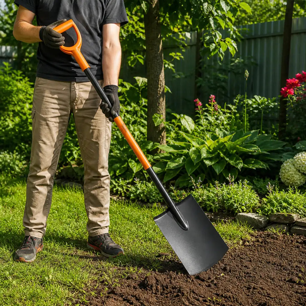 Cazma Harlet de Grădină Plată cu Mâner Ergonomic - MAXY